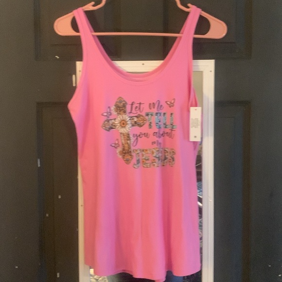 Large, sleeveless,Custom Taylor Made by CAT, Let me tell you about my Jesus!! - Picture 4 of 5